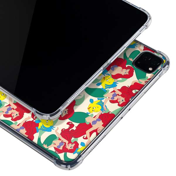 Disney The Little Mermaid Ariel and Flounder Pattern iPad Pro 11in (2024) Clear Case