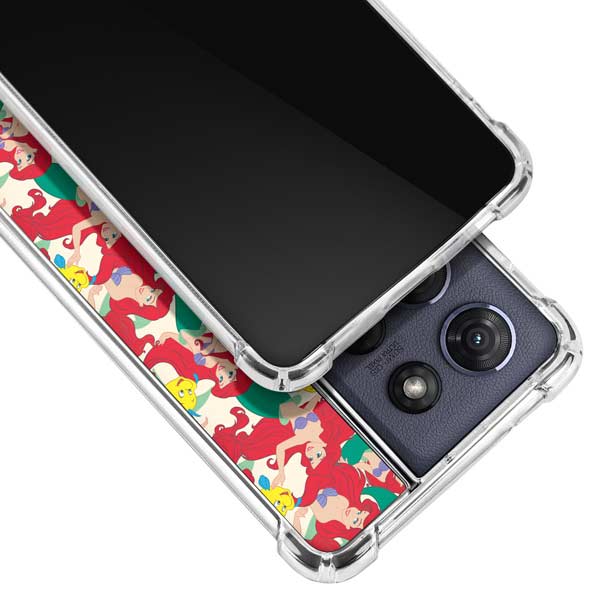 Disney The Little Mermaid Ariel and Flounder Pattern Moto G 5G (2025) Clear Case