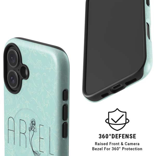 Disney The Little Mermaid Ariel Daydreamer Art iPhone 16 Plus Magsafe Impact Case