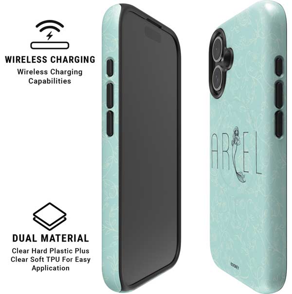 Disney The Little Mermaid Ariel Daydreamer Art iPhone 16 Plus Magsafe Impact Case