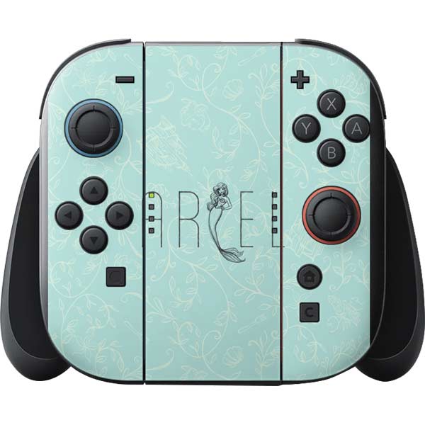 Disney The Little Mermaid Ariel Daydreamer Art Nintendo Switch 2 (2025) with Joy-Con Skin