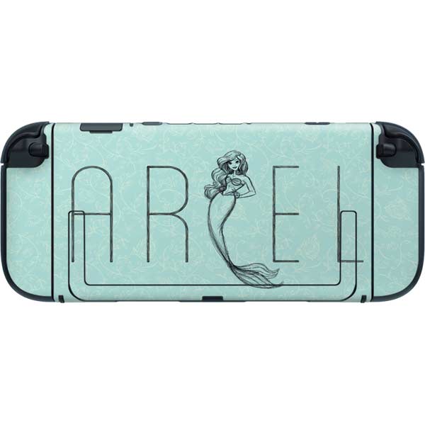 Disney The Little Mermaid Ariel Daydreamer Art Nintendo Switch 2 (2025) with Joy-Con Skin