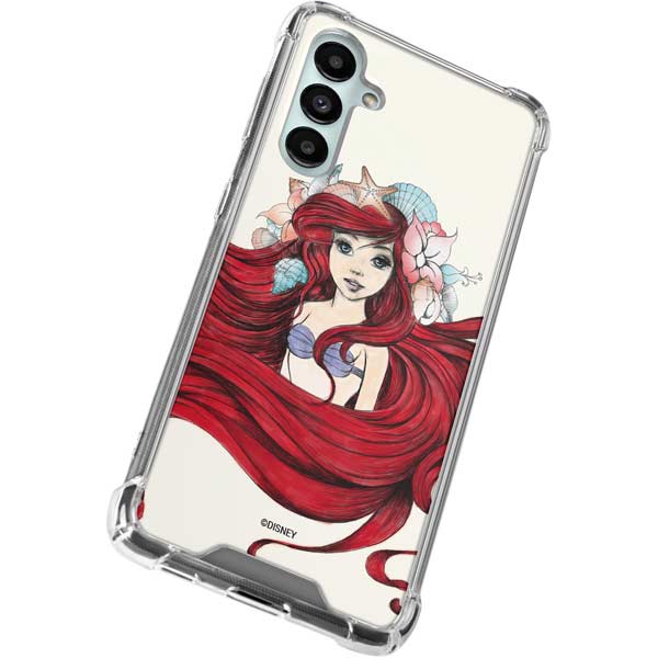 Disney The Little Mermaid Ariel Illustration Galaxy A16 5G Clear Case