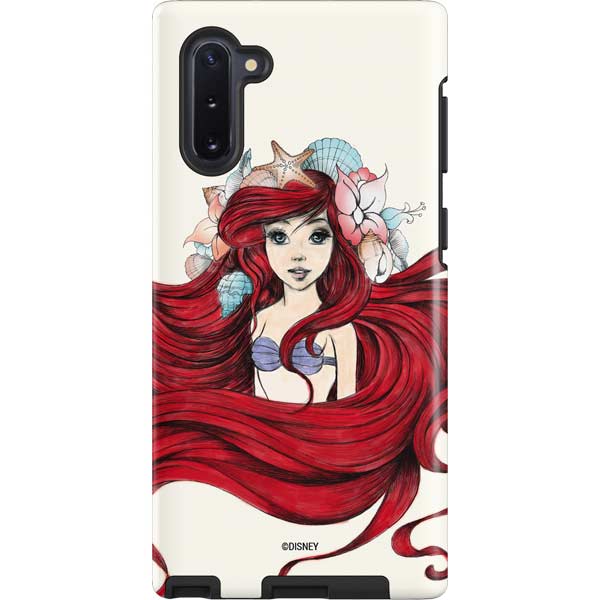 Disney The Little Mermaid Ariel Illustration Galaxy Cases