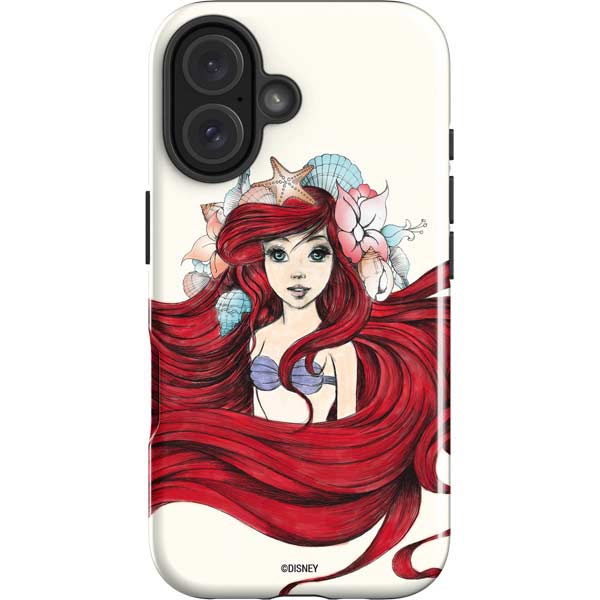 Disney The Little Mermaid Ariel Illustration iPhone 17 Impact Case