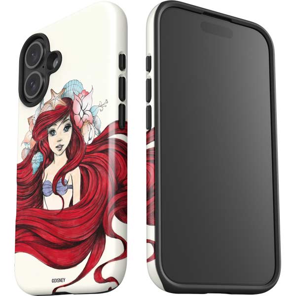 Disney The Little Mermaid Ariel Illustration iPhone 17 Impact Case