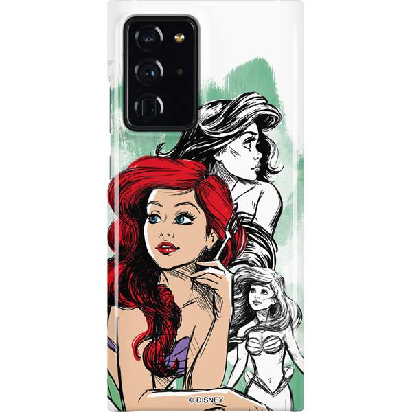 Disney Princess Ariel Sketch Art Galaxy Cases