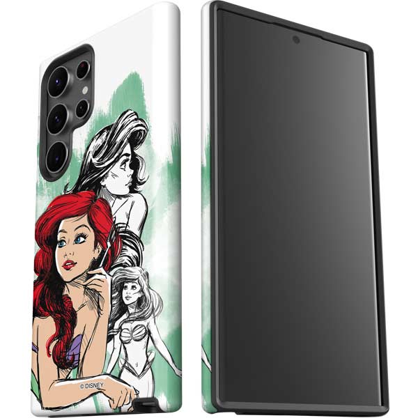 Disney Princess Ariel Sketch Art Galaxy S23 Ultra Pro Case