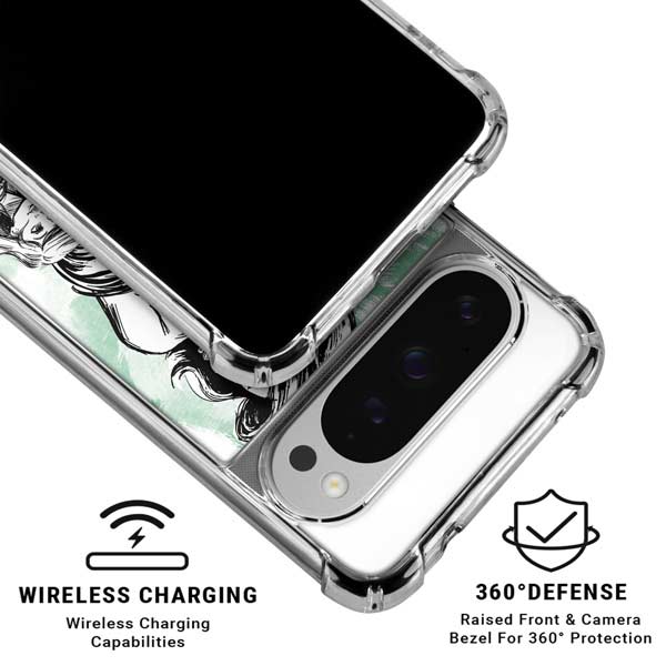 Disney Princess Ariel Sketch Art Google Pixel 10 Pro Clear Case