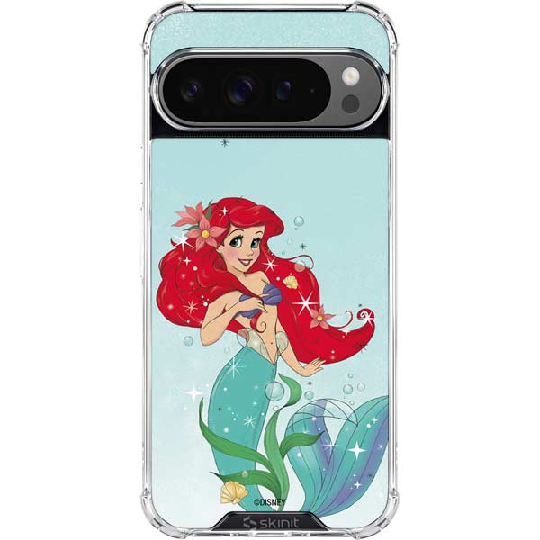 Disney The Little Mermaid Ariel Sparkles Art Google Pixel 10 Pro XL Clear Case