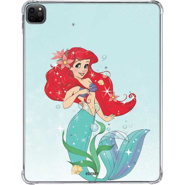 Disney The Little Mermaid Ariel Sparkles Art iPad Pro 11in (2024) Clear Case