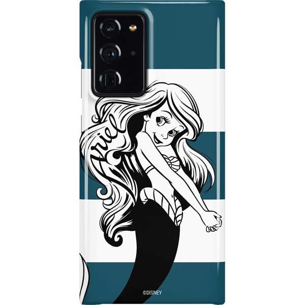 Disney The Little Mermaid Ariel Stripes Galaxy Cases