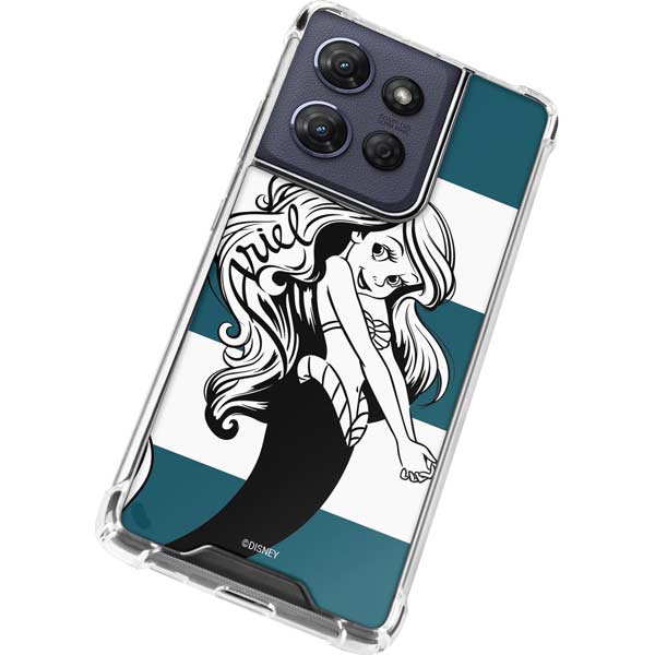 Disney The Little Mermaid Ariel Stripes Moto G 5G (2025) Clear Case