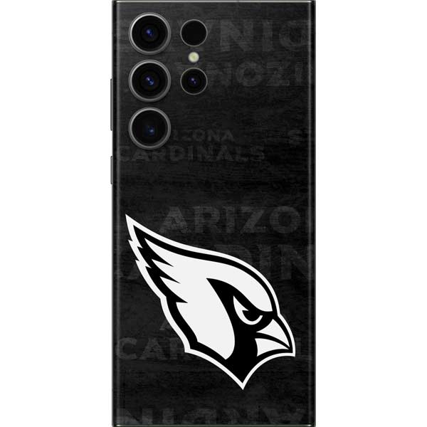 NFL Arizona Cardinals Black & White Galaxy Skins