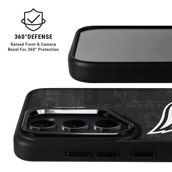 NFL Arizona Cardinals Black & White Galaxy S26 Kickstand Case