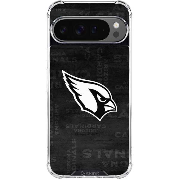 NFL Arizona Cardinals Black & White Google Pixel 10 Pro Clear Case