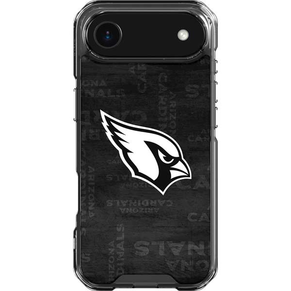 NFL Arizona Cardinals Black & White iPhone 17 Air Clear Case
