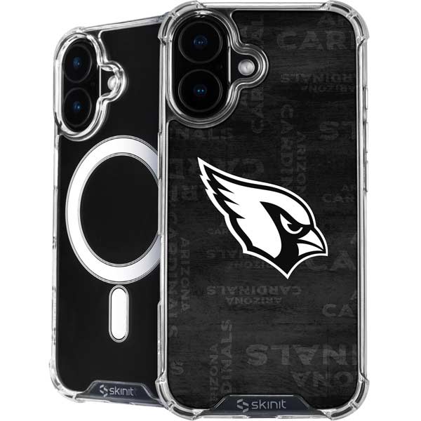 NFL Arizona Cardinals Black & White iPhone 17 MagSafe Case