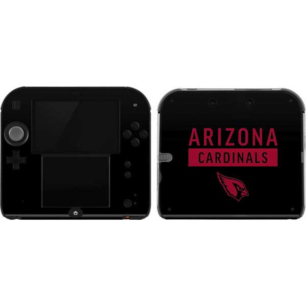 NFL Arizona Cardinals Black Performance Series Nintendo Skins