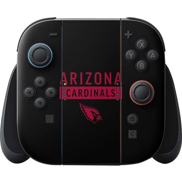 NFL Arizona Cardinals Black Performance Series Nintendo Skins