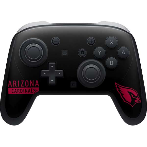 NFL Arizona Cardinals Black Performance Series Nintendo Skins