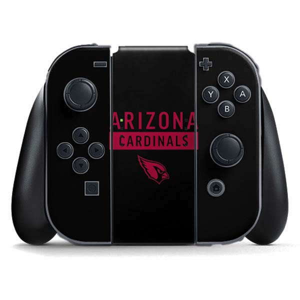 NFL Arizona Cardinals Black Performance Series Nintendo Skins