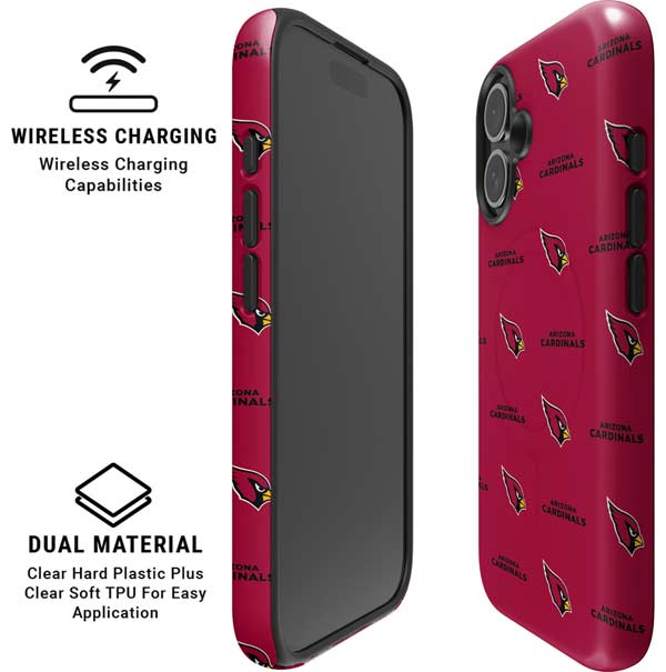 NFL Arizona Cardinals Blitz Series iPhone 16 Magsafe Impact Case