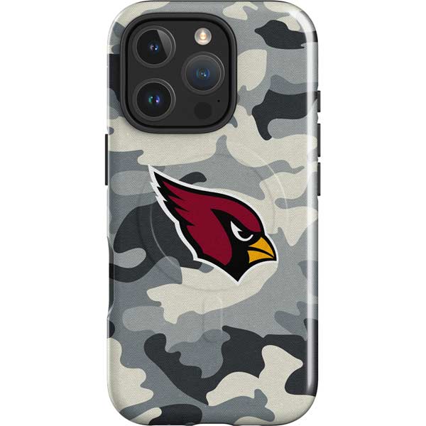 NFL Arizona Cardinals Camo iPhone 16 Pro Magsafe Impact Case