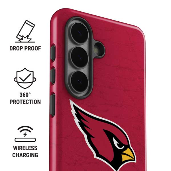 NFL Arizona Cardinals Distressed Galaxy S26 Impact Case