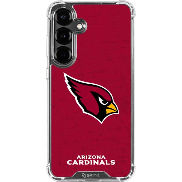 NFL Arizona Cardinals Distressed Galaxy S26 Plus Clear Case