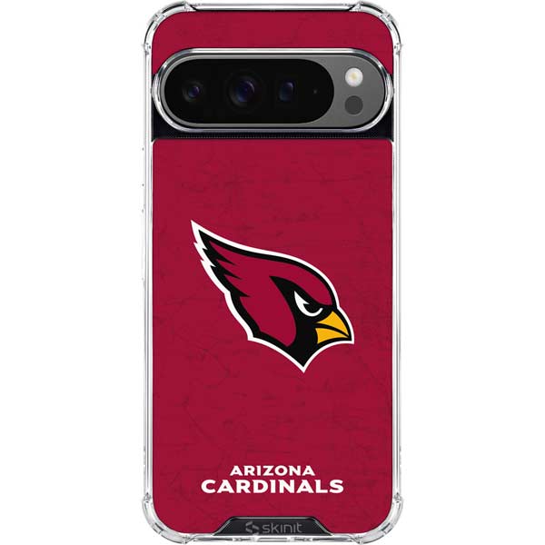 NFL Arizona Cardinals Distressed Google Pixel 10 Pro Clear Case