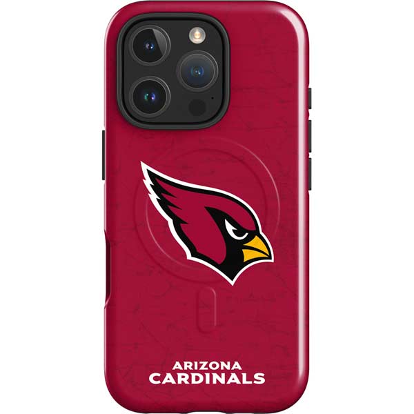 NFL Arizona Cardinals Distressed iPhone 16 Pro Magsafe Impact Case