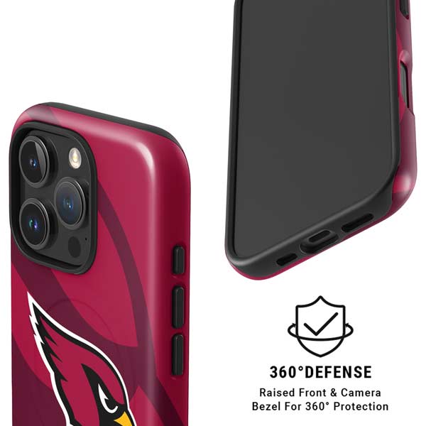 NFL Arizona Cardinals Double Vision iPhone 16 Pro Max Magsafe Impact Case