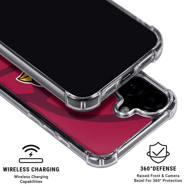 NFL Arizona Cardinals Double Vision iPhone 17 Clear Case