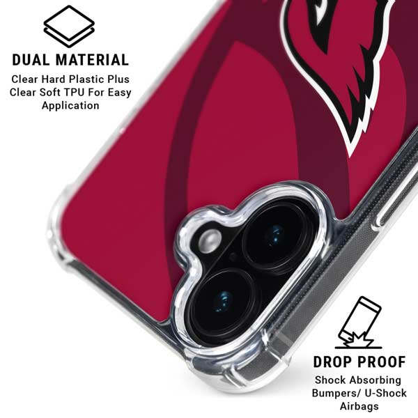 NFL Arizona Cardinals Double Vision iPhone 17 Clear Case