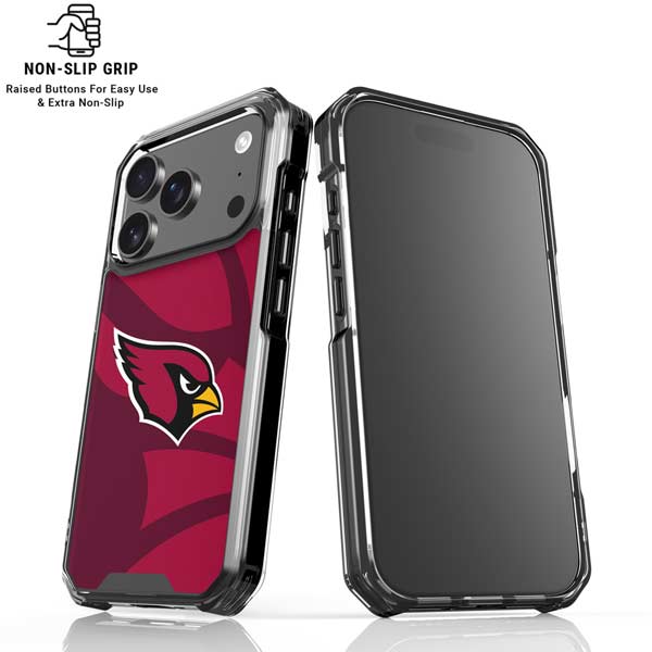 NFL Arizona Cardinals Double Vision iPhone 17 Pro Clear Case