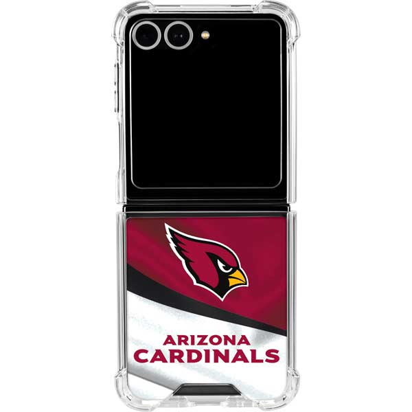 NFL Arizona Cardinals Galaxy Z Flip7 Clear Case