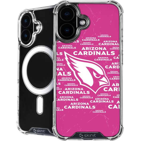 NFL Arizona Cardinals Pink Blast iPhone 17 MagSafe Case