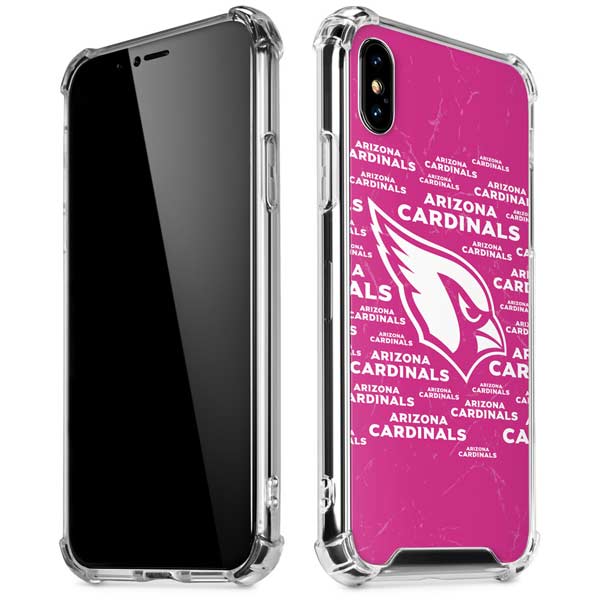 NFL Arizona Cardinals Pink Blast iPhone X/XS Clear Case