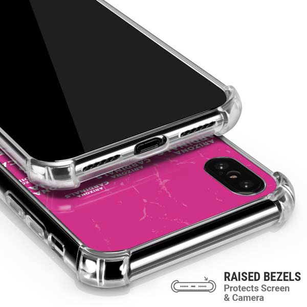 NFL Arizona Cardinals Pink Blast iPhone X/XS Clear Case