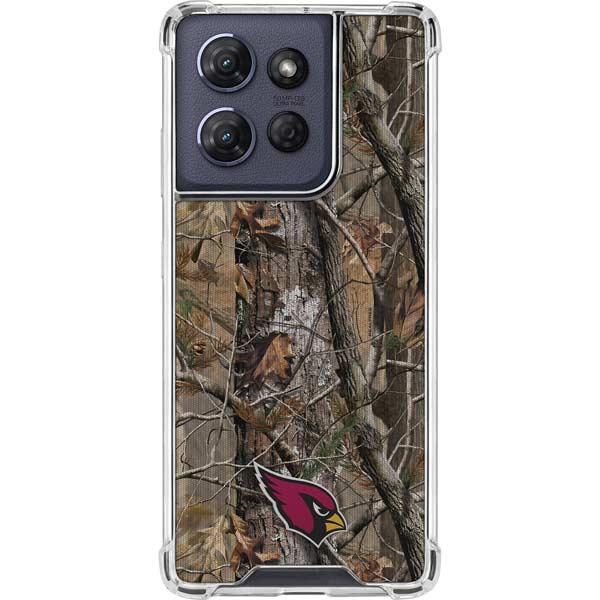 NFL Arizona Cardinals Realtree AP Camo Moto G Power 5G (2025) Clear Case