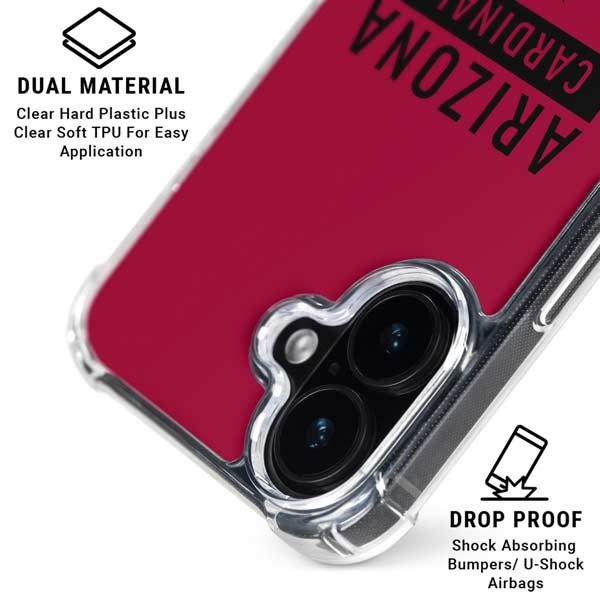 NFL Arizona Cardinals Red Performance Series iPhone 17 MagSafe Case