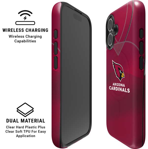 NFL Arizona Cardinals Team Jersey iPhone 16 Magsafe Impact Case