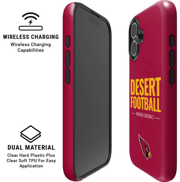 NFL Arizona Cardinals Team Motto iPhone 16 Magsafe Impact Case