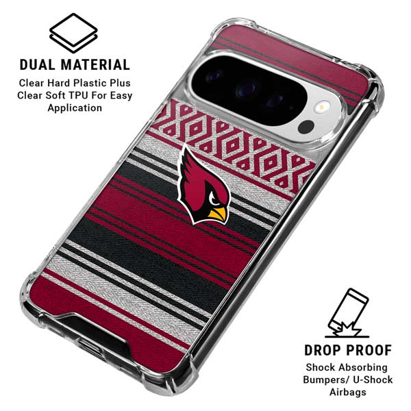 NFL Arizona Cardinals Trailblazer Google Pixel 10 Pro Clear Case