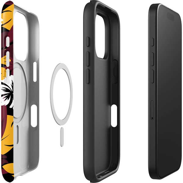 NFL Arizona Cardinals Tropical Print iPhone 16 Pro Magsafe Impact Case