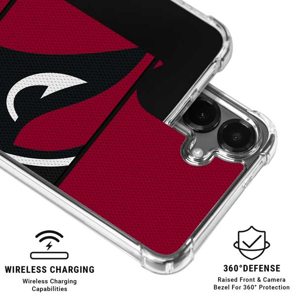 NFL Arizona Cardinals Zone Block Galaxy S26 Clear Case