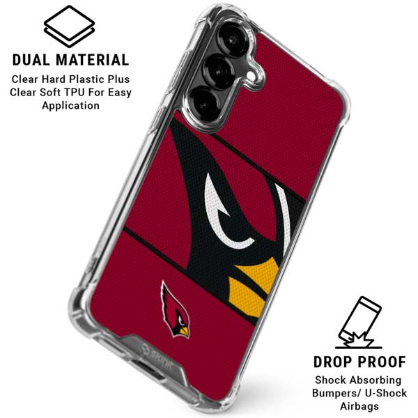 NFL Arizona Cardinals Zone Block Galaxy S26 Clear Case