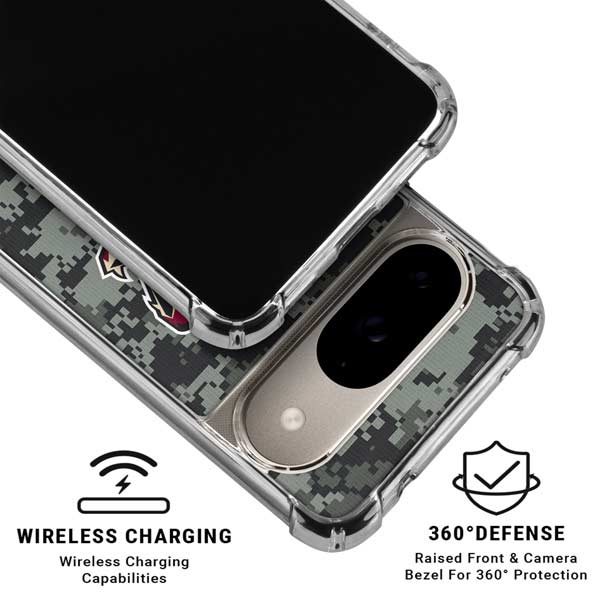 NHL Arizona Coyotes Camo Google Pixel 10 Clear Case