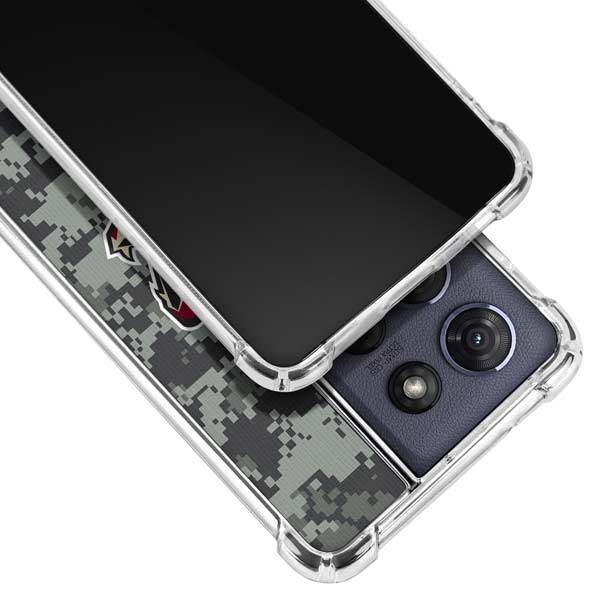 NHL Arizona Coyotes Camo Moto G 5G (2025) Clear Case